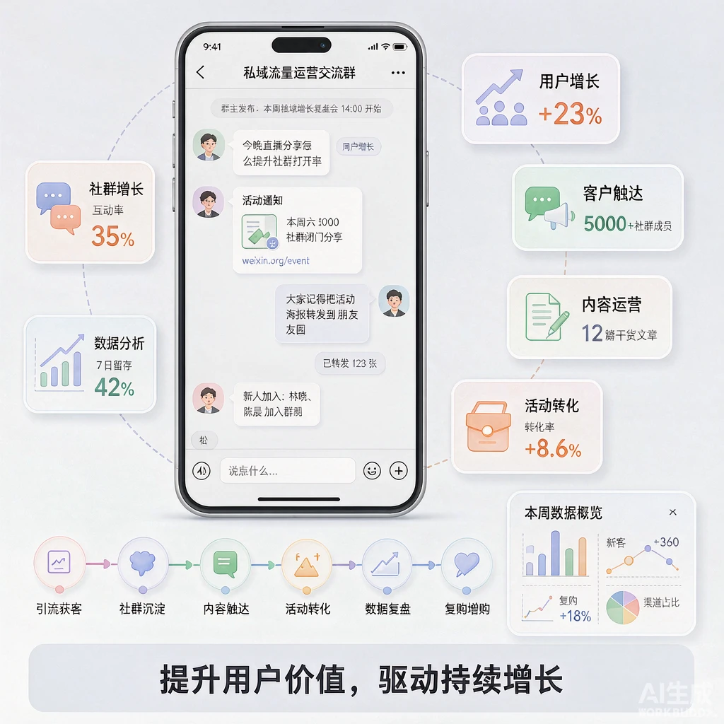 私域流量从0到1：微信社群运营完整指南
